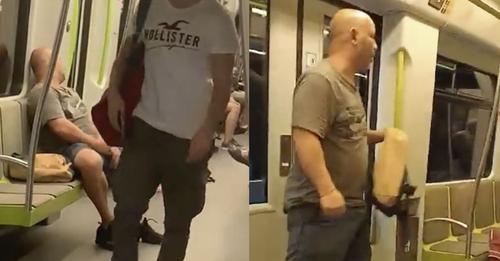 Un hombre se masturba en el Metro delante de los viajeros y la emprende a golpes al ver que le graban<span class=